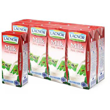 Lacnor Full Cream Milk 180ml x 8pcs