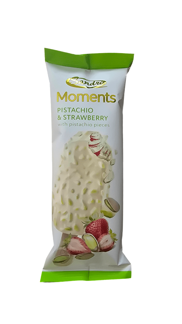Sandra Moments Pistachio & Strawberry Ice Cream 85g - 2kShopping