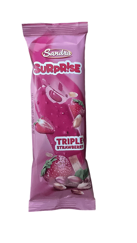 Sandra Surprise Triple Strawberry Ice Cream 80g - 2kShopping