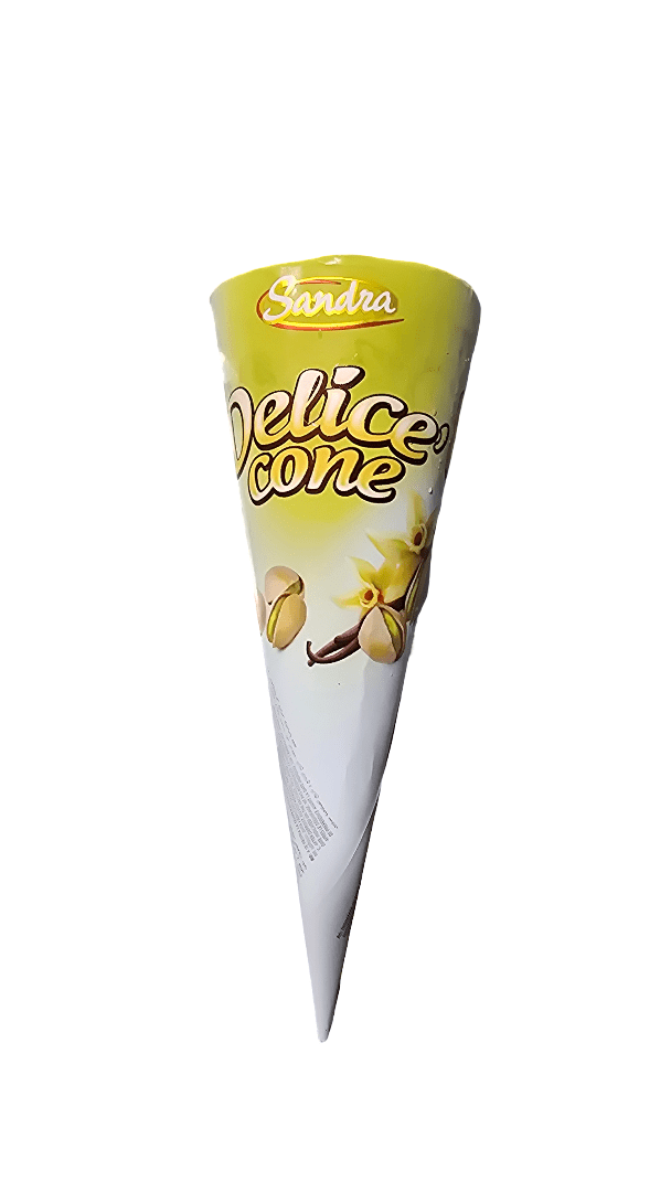 Sandra Delice Cone Pistachio Ice Cream 105g - 2kShopping