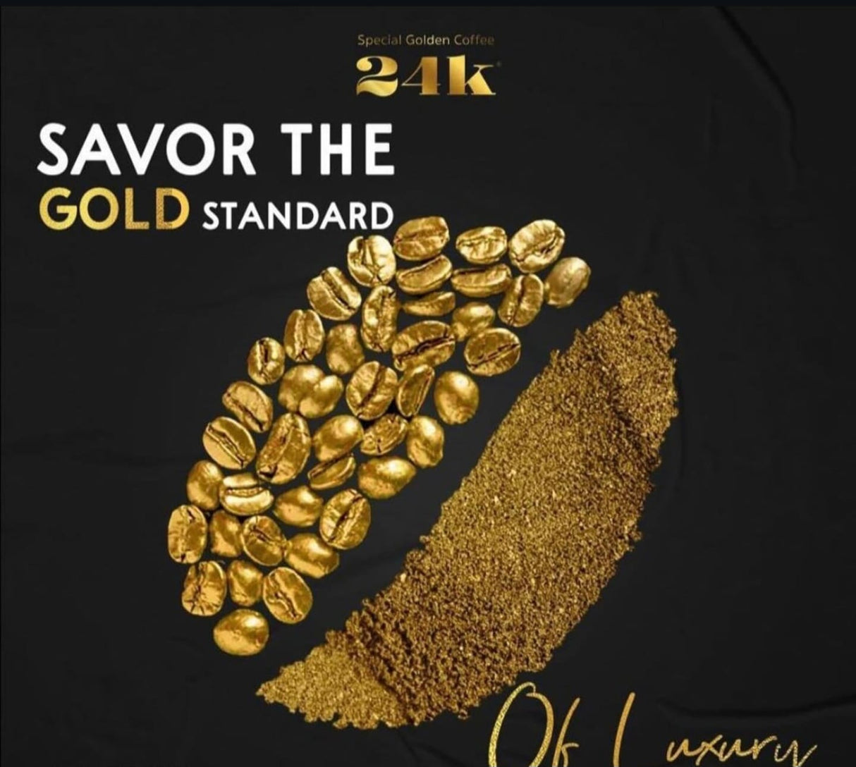 24K Golden Coffee 500g - 2kShopping