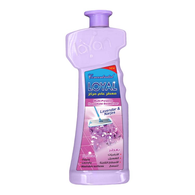 Loyal Multi-Purpose Household Deodorizer Lavender & Narjes 2100ml | معطر جو و أسطح لويل برائحة اللافندر و النرجس 2100 مل