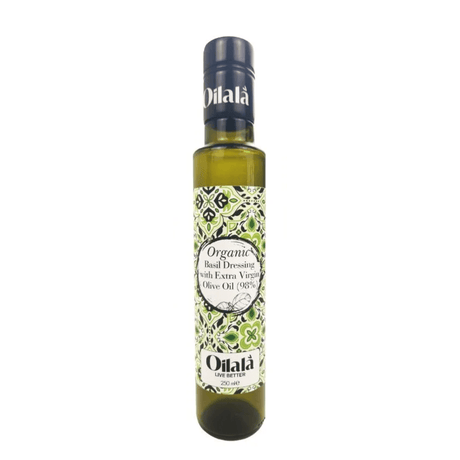 Organic Extra Virgin Olive Oil with Basil 250ml | زيت الزيتون البكر الممتاز العضوي مع الريحان - 2kShopping