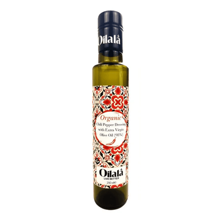 Organic Extra Virgin Olive Oil with Chili Pepper 250ml | زيت الزيتون البكر الممتاز العضوي مع الفلفل الحار - 2kShopping