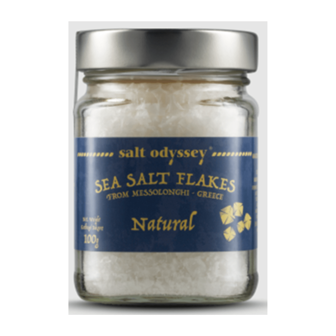 Sea Salt Flakes - From Messolonghi 100g | رقائق ملح البحر - من ميسولونغي - 2kShopping
