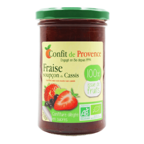 Organic Strawberry Jam With Blackcurrant (100% Fruit) 290g | مربى الفراولة العضوي مع الكشمش الأسود (100% فاكهة) - 2kShopping