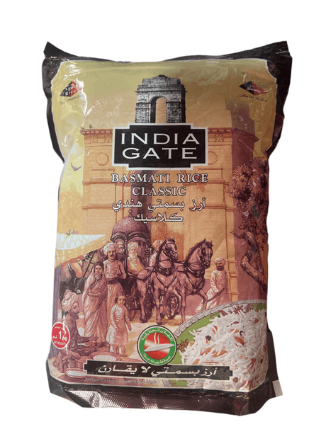 India Gate basmati Rice Classic 1 kg | إنديا جيت أرز بسمتي كلاسيكي - 2kShopping