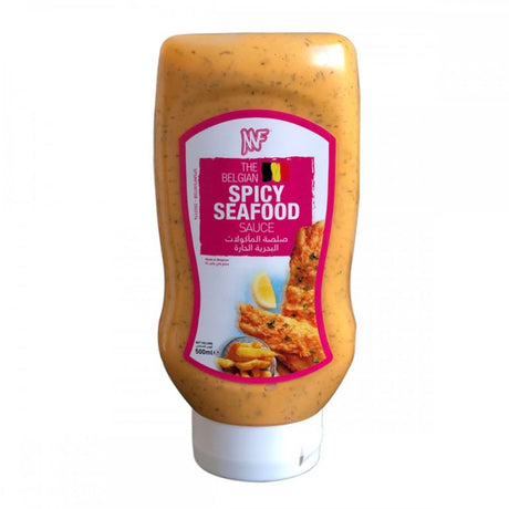 MF Spicy Seafood Sauce 500ml | ام اف صلصة المأكولات البحرية الحارة - 2kShopping
