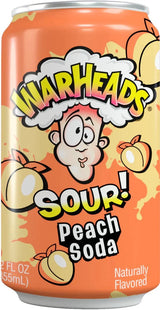 Warheads Sour Peach Soda 355ml | وور هيدز بنكهة الخوخ الحامض - 2kShopping