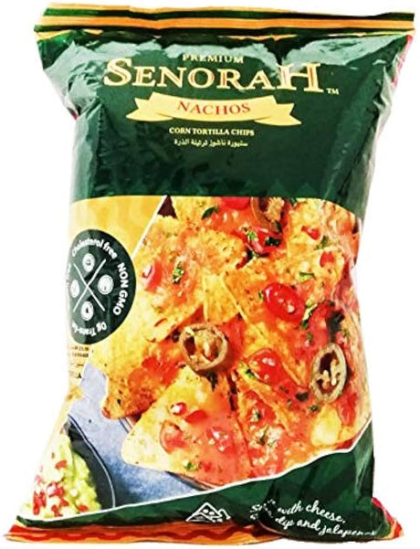 Senorah Nachos Corn Trotilla Chips 70g | رقايق ناتشوز التورتيلا بالذرة - 2kShopping