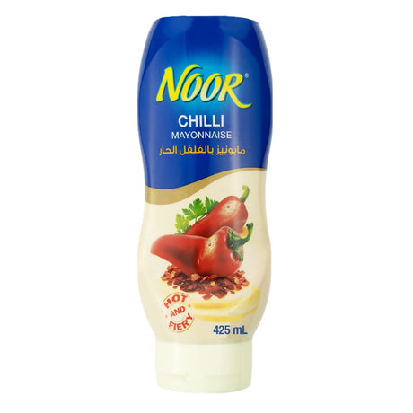 Noor Chili Mayonnaise 425ml | نور مايونيز بالفلفل الحار - 2kShopping