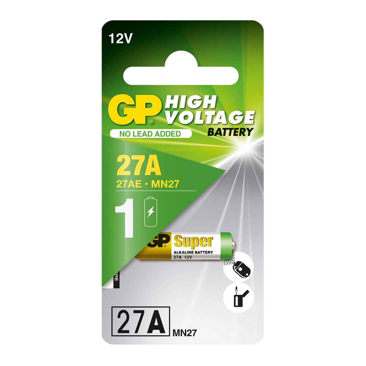 Gp High Voltage Battery No Lead Added 27A - 2kShopping