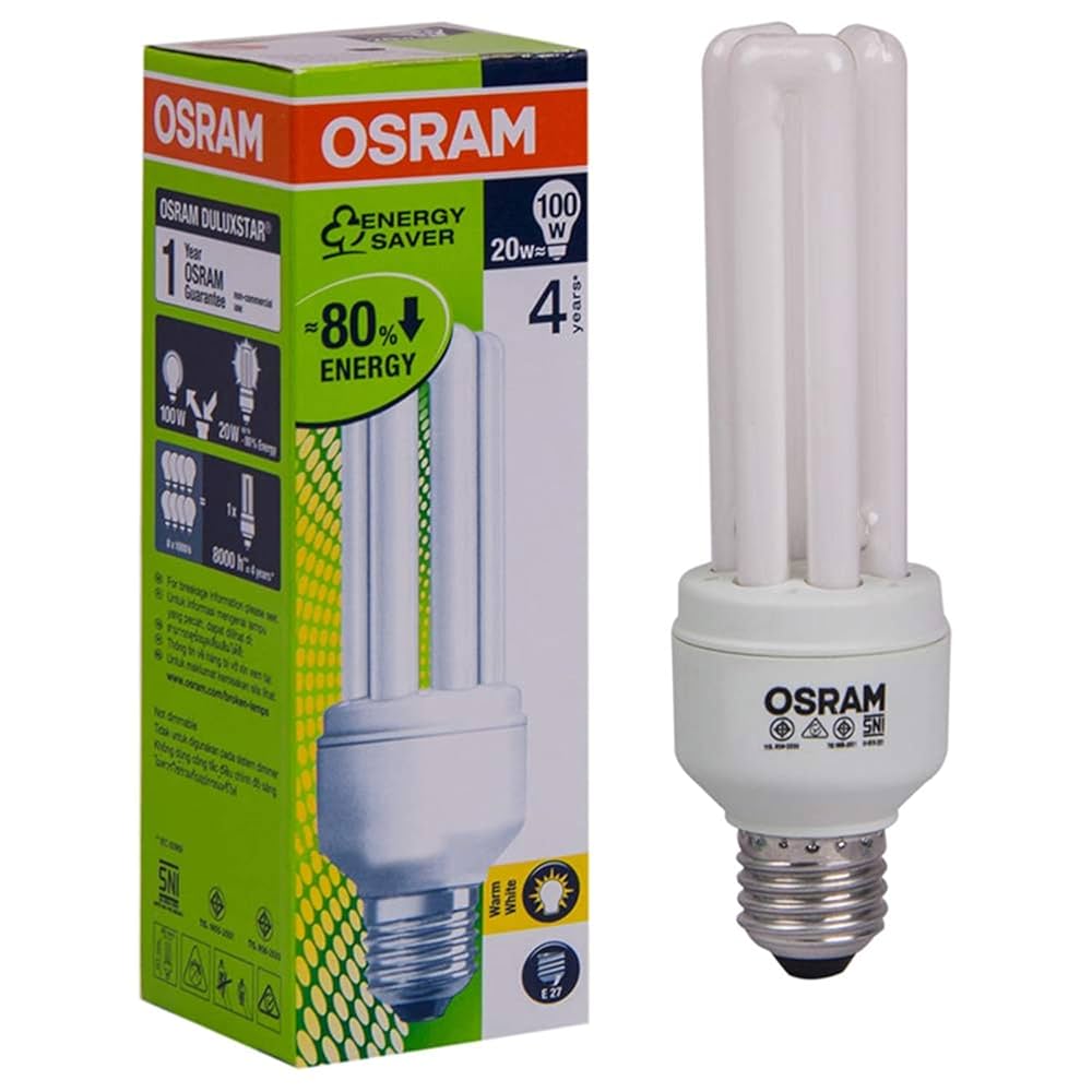 Osram Energy Saver 20W Warm White 3Pcs Set - 2kShopping