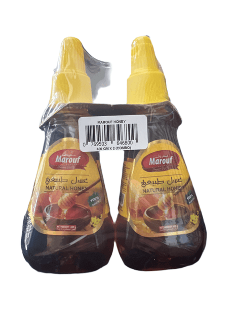 Marouf Natural Honey 2x400g | معروف عسل طبيعي - 2kShopping