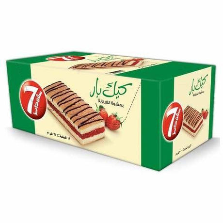 7 Days Strawberry Cake Bar 25g x Pack of 12 - 2kShopping.com - Grocery | Health | Technology