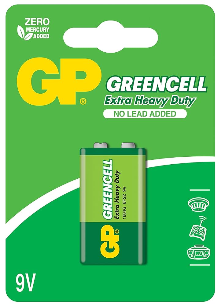 Gp Batter Greencell 9V*1Pc - 2kShopping