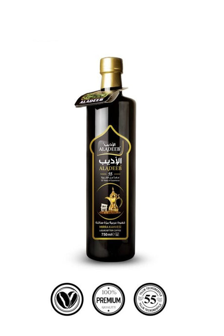 Aladeeb Liquid Bitter Coffee 750ml|الاديب قهوة عربية مرة سائلة - 2kShopping