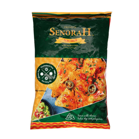 Senorah Nachos Corn Trotilla Chips 200g | رقائق الناتشوز تورتيلا بالذرة - 2kShopping