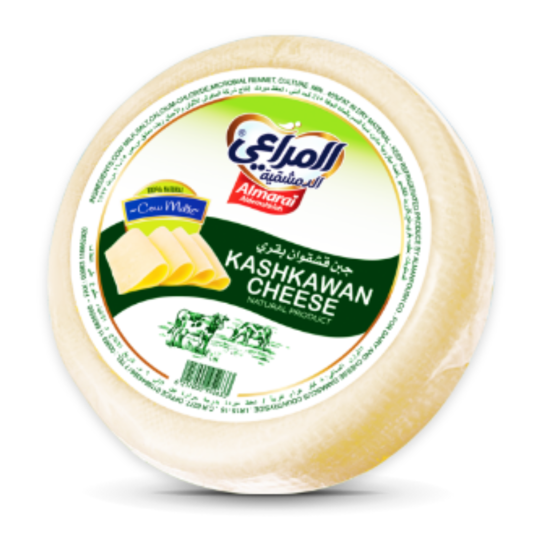 Almarai Al Demashqia Turkish Kashkaval 345g|المراعي الدمشقية جبنة قشقوان بقري