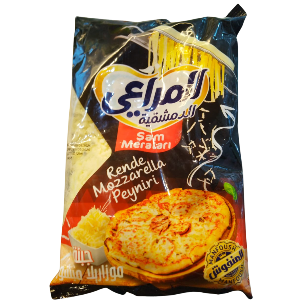 Almarai Al Demashqia Shredded Mozarella Cheese 1Kg|المراعي الدمشقية جبنة موزاريلا مبشورة