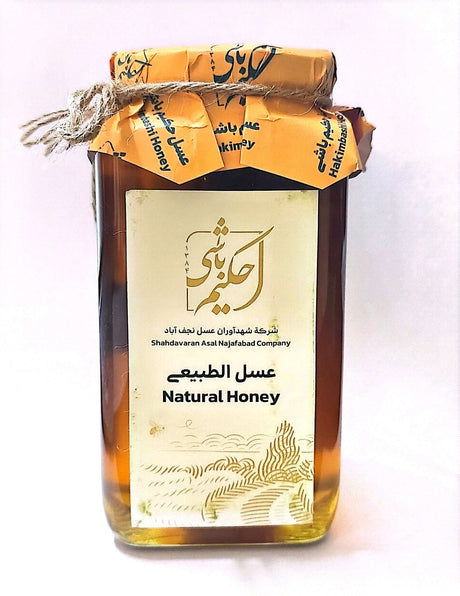 Hakimbashi Natural Honey W/ Comb 900 Gms|حكيم باشي عسل طبيعي - 2kShopping
