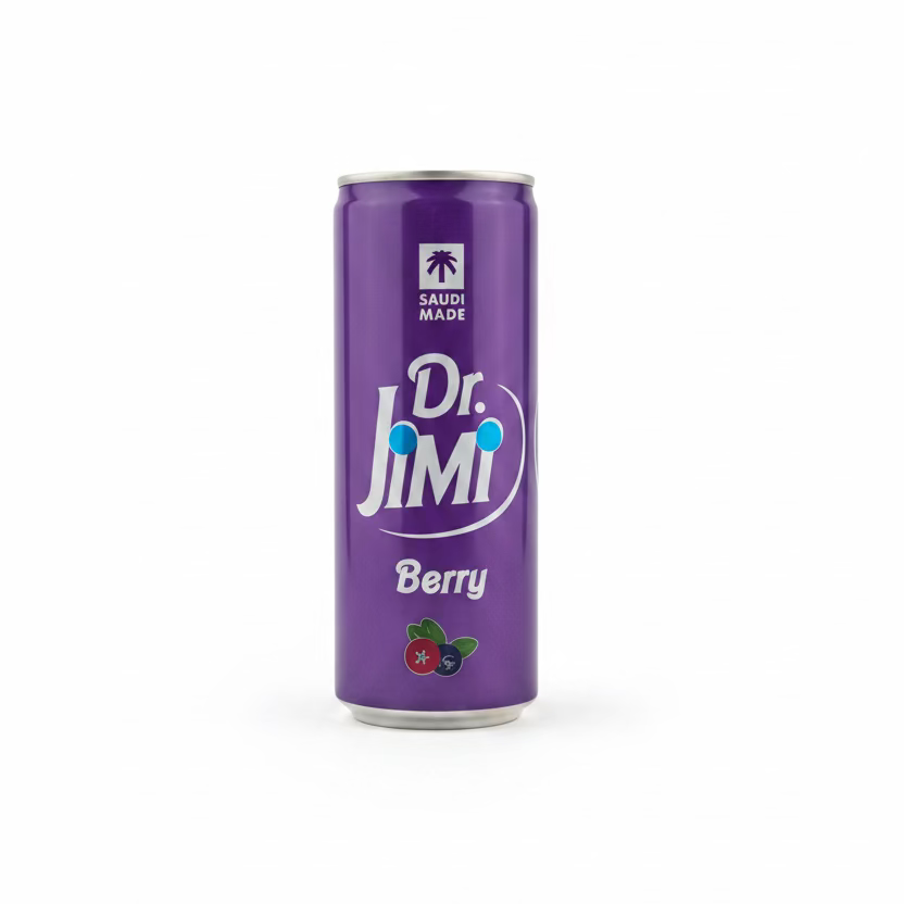 Dr. Jimi Berry Sparkling Drink Slim Can 240ml