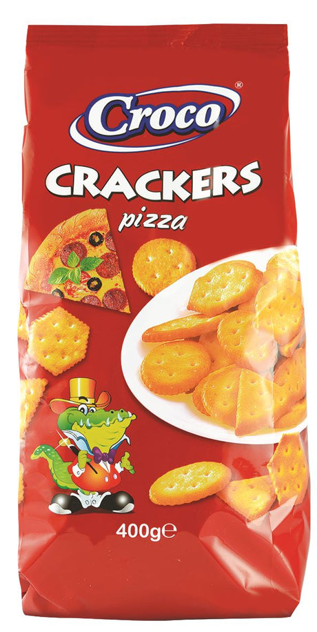 Croco Crackers Pizza 400g | كروكو كراكر بنكهة البيتزا - 2kShopping