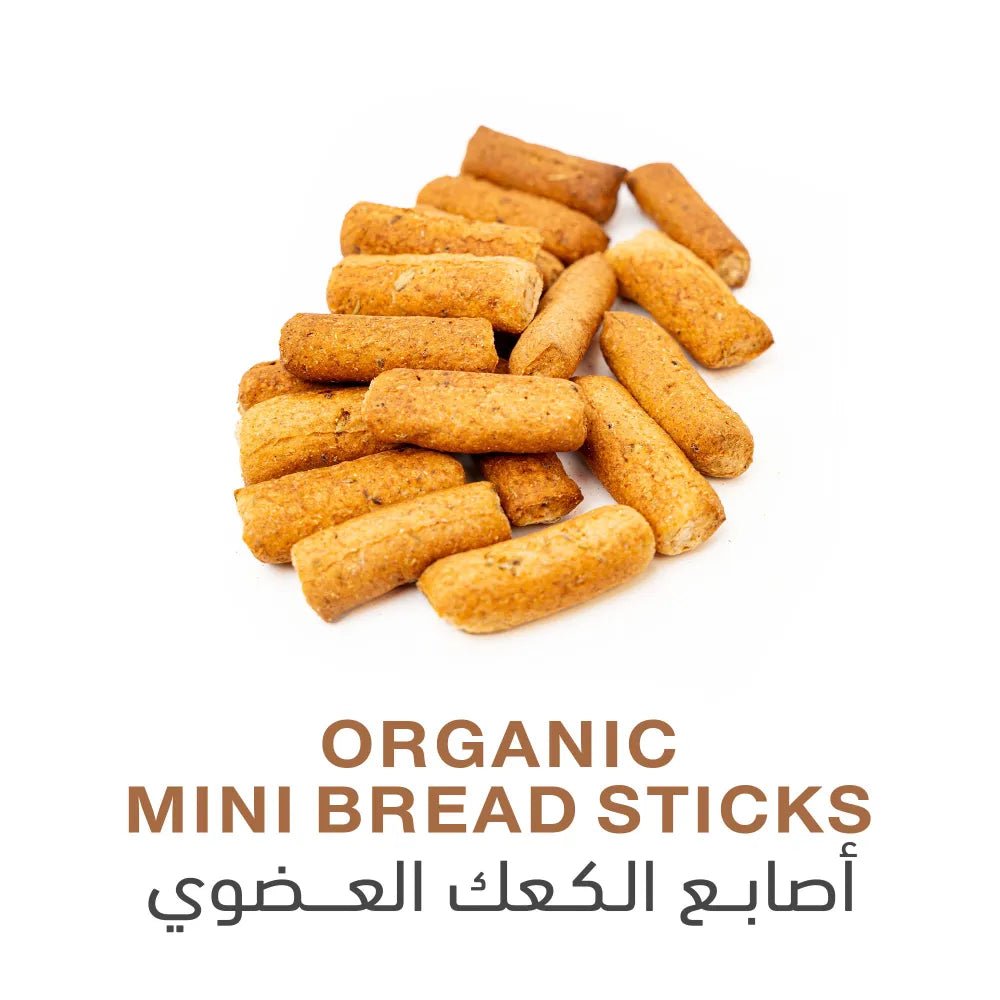 Holistic Corner Organic Mini Bread Sticks 100g | اصابع الكعك العضوي - 2kShopping