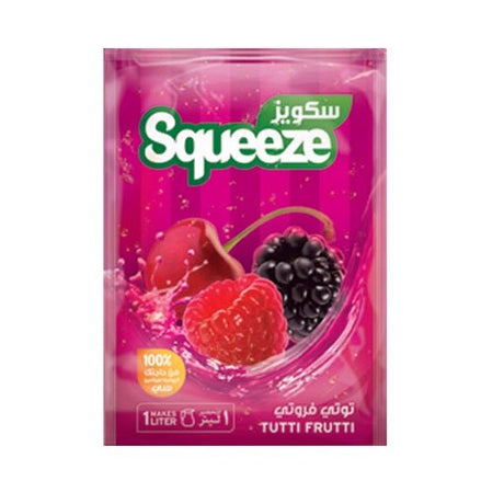 Squeeze Tutti Frutti Instant Drink 30g | سكويز شراب التوت - 2kShopping