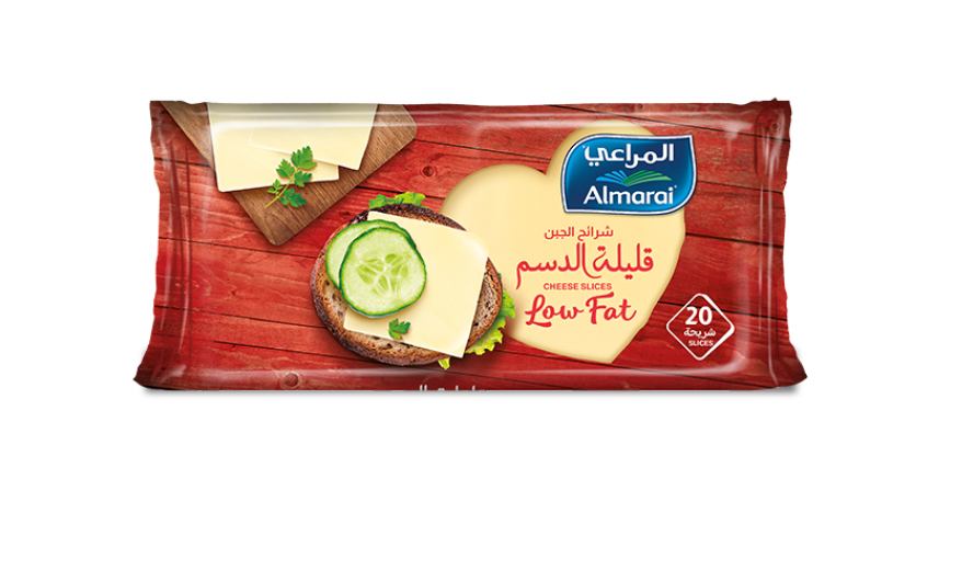Almarai Low Fat Slices Cheese 400g | شرائح الجبنة قليل الدسم