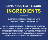 Lipton Lemon Ice Tea 320ml Pack of 6 | ليبتون شاي مثلج بنكهة الليمون