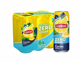 Lipton Zero Sugar Lemon Ice Tea 320ml Pack of 6 | ليبتون شاي مثلج بنكهة الليمون بدون سكر