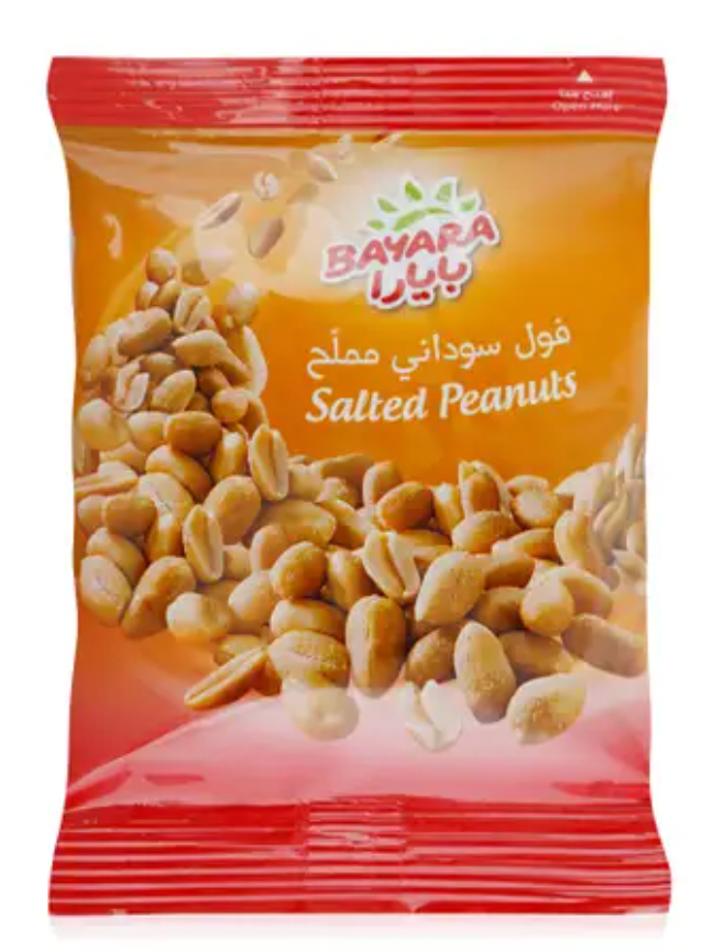 Bayara Peanuts Salted 30g | بايارا فول سوداني مملح