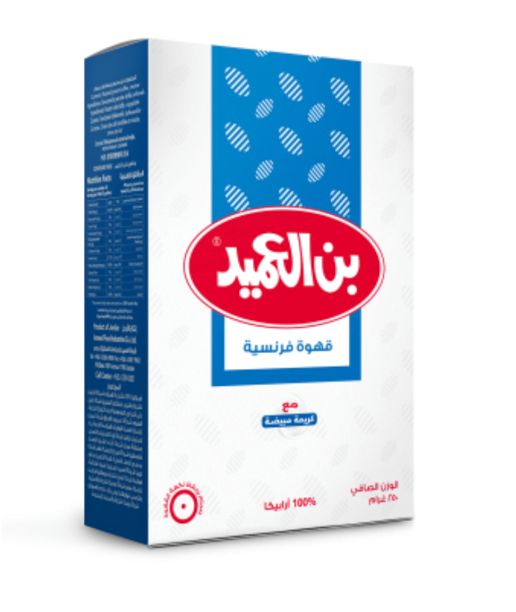 Al Ameed French Coffee Box 20 Pack x 250g | بن العميد قهوة فرنسية - 2kShopping