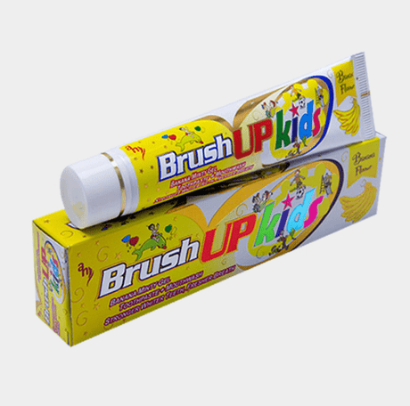 Brush Up Kids Toothpaste Banana 70g | معجون أسنان للأطفال بالموز - 2kShopping