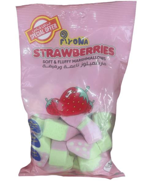 Fiyona Marshmallow Strawberries 150g | مارشميلو الفراولة - 2kShopping