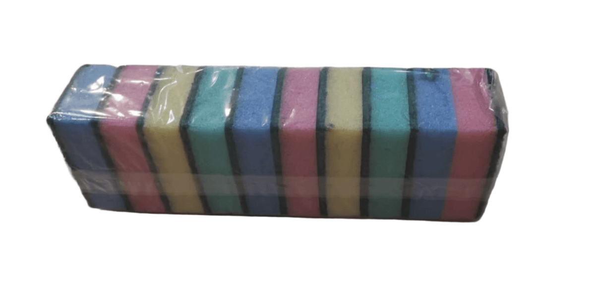 Moonlight Sponge 9x6.1x2.8cm Pack of 10 | ليف جلي - 2kShopping