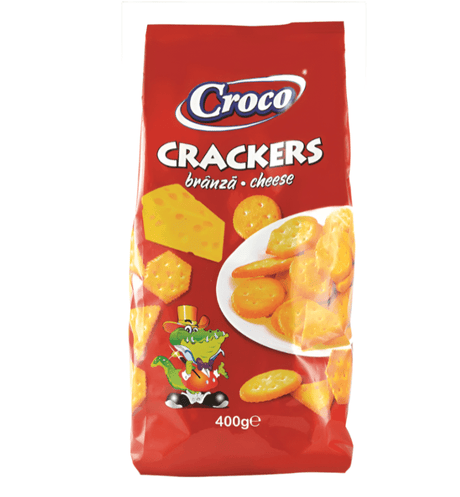 Croco Crackers Cheese 400g | كروكو كراكر بنكهة الجبنة - 2kShopping