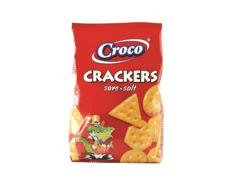 Croco Crackers Salt 100g | كروكو كراكر مملحة - 2kShopping