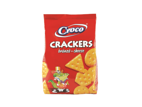 Croco Crackers Cheese 100g | كروكو كراكر بنكهة الجبنة - 2kShopping