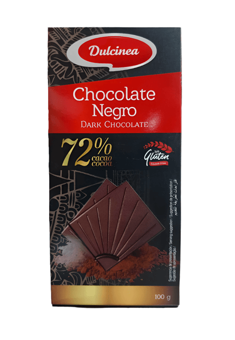 Dulcinea Dark Chocolate 72% 100g | دولسينيا شوكولاتة داكنة - 2kShopping