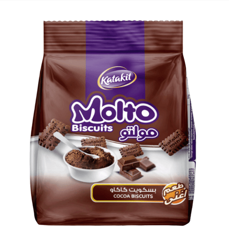 Katakit Molto Cocoa Biscuits 25g | كتاكيت مولتو بسكويت الكاكاو - 2kShopping