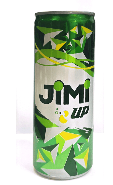 Jimi Up Sparkling Drink Slim Can 240ml | جيمي مشروب غازي بطعم الليمون - 2kShopping