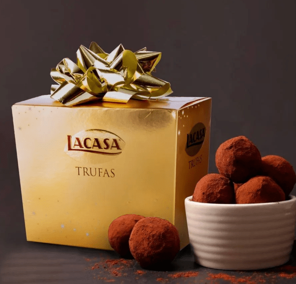 Lacasa Truffles Sugar - Free Gold Box 250g | لاكاسا ترافلز البوكس الذهبي - 2kShopping