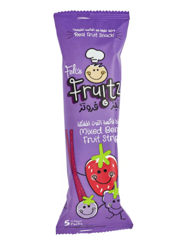 Feli's Fruitz Mix Berry Fruits Strips | فليز فروتز شرائح فاكهة التوت المشكلة - 2kShopping