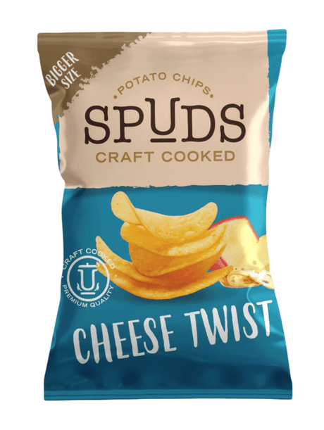 Spuds Chips Cheese Twist 40g | سبدز شيبس بالجبنة - 2kShopping