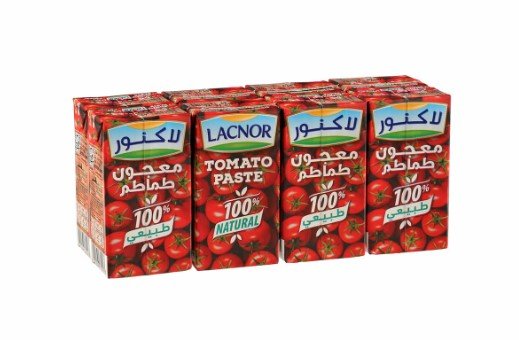 Lacnor Tomato Paste 8Pcs*135gm - 2kShopping