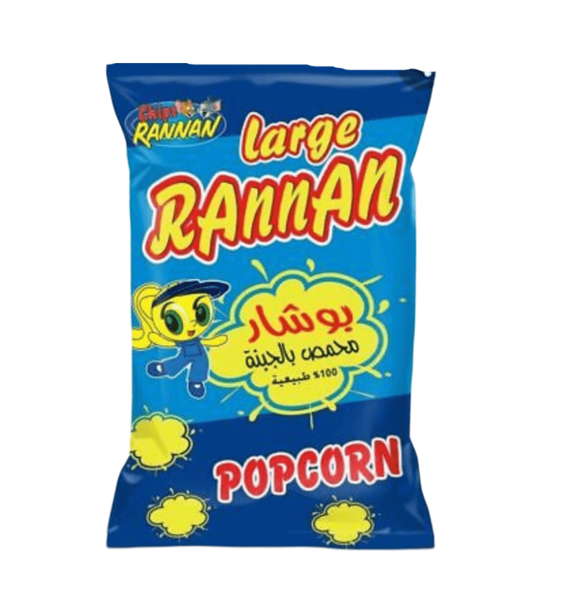 Rannan Chips Popcorn Bag of 20pcs x 15g | شيبس رنان بوشار - 2kShopping