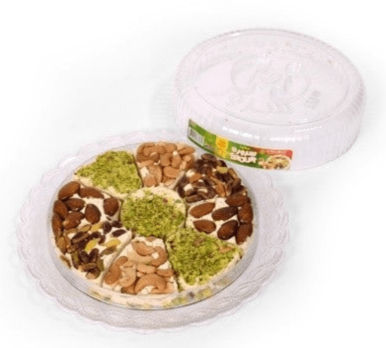 Srour Halva Royal 450g | سرور حلاوة طحينية ملوكي مشكلة - 2kShopping