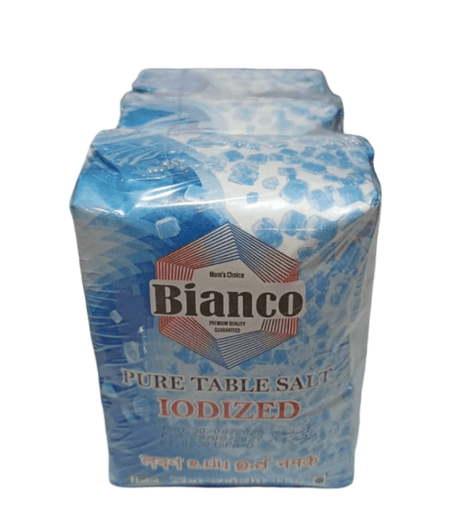 Bianco Iodized Salt 1Kg x 3 | بيانكو ملح - 2kShopping